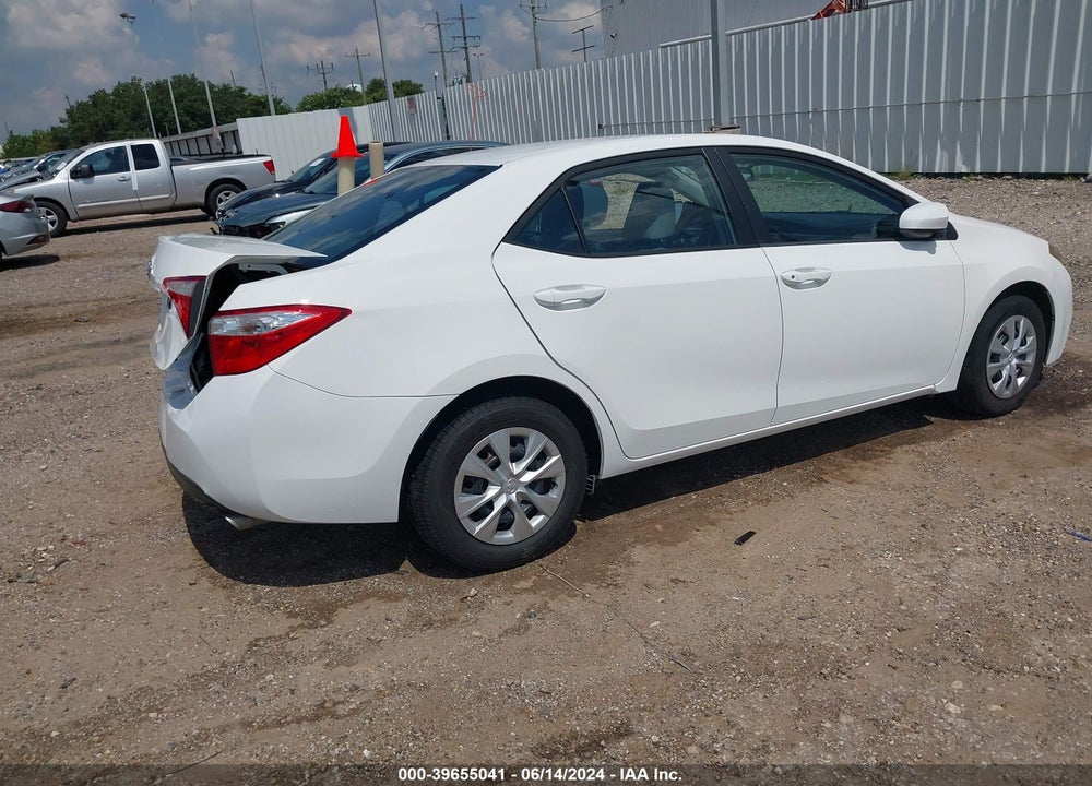 2015 TOYOTA COROLLA L VIN: 5YFBURHE6FP340933
