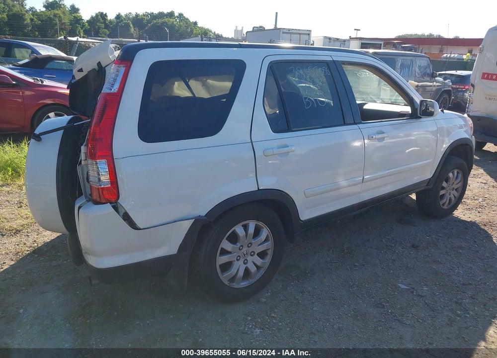 2005 HONDA CR-V SE VIN: JHLRD78945C062100