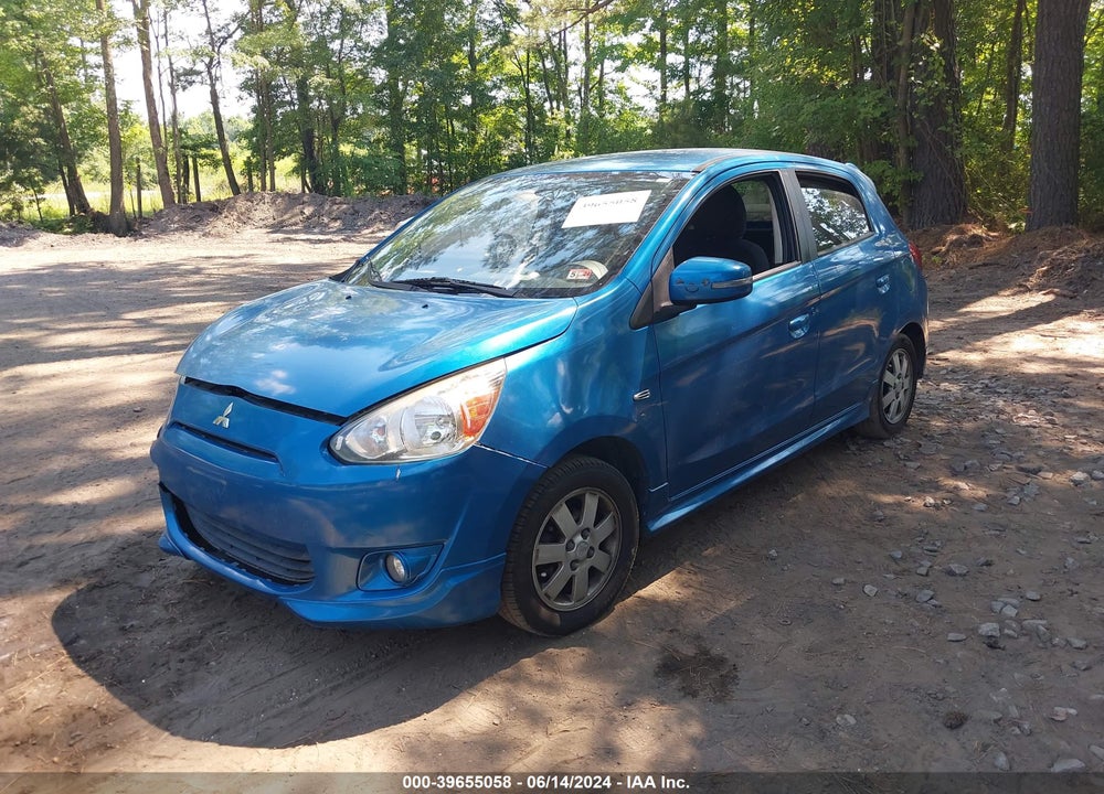 2015 MITSUBISHI MIRAGE ES/RF VIN: ML32A4HJ1FH002489