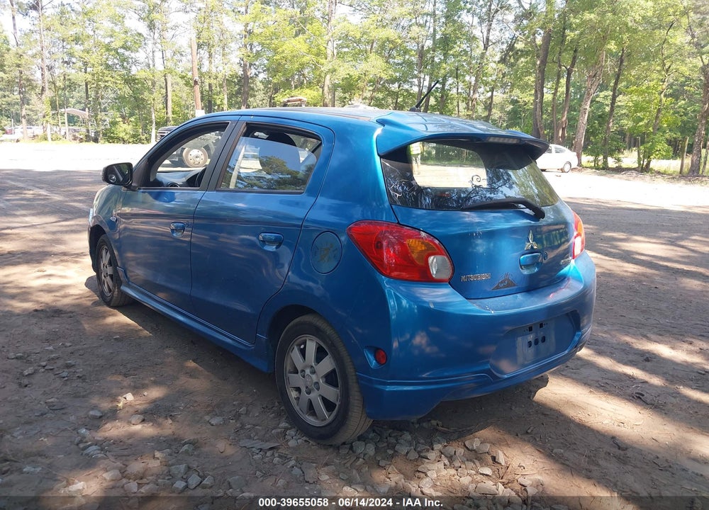 2015 MITSUBISHI MIRAGE ES/RF VIN: ML32A4HJ1FH002489
