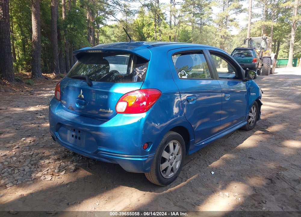 2015 MITSUBISHI MIRAGE ES/RF VIN: ML32A4HJ1FH002489