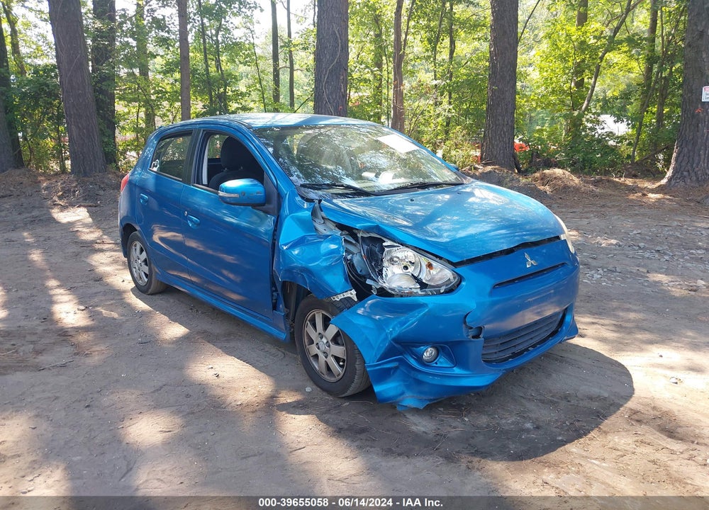2015 MITSUBISHI MIRAGE ES/RF VIN: ML32A4HJ1FH002489