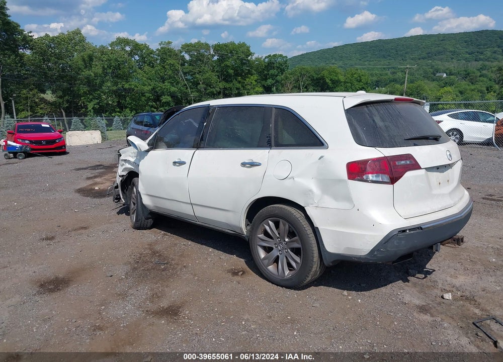 2013 ACURA MDX VIN: 2HNYD2H68DH519272