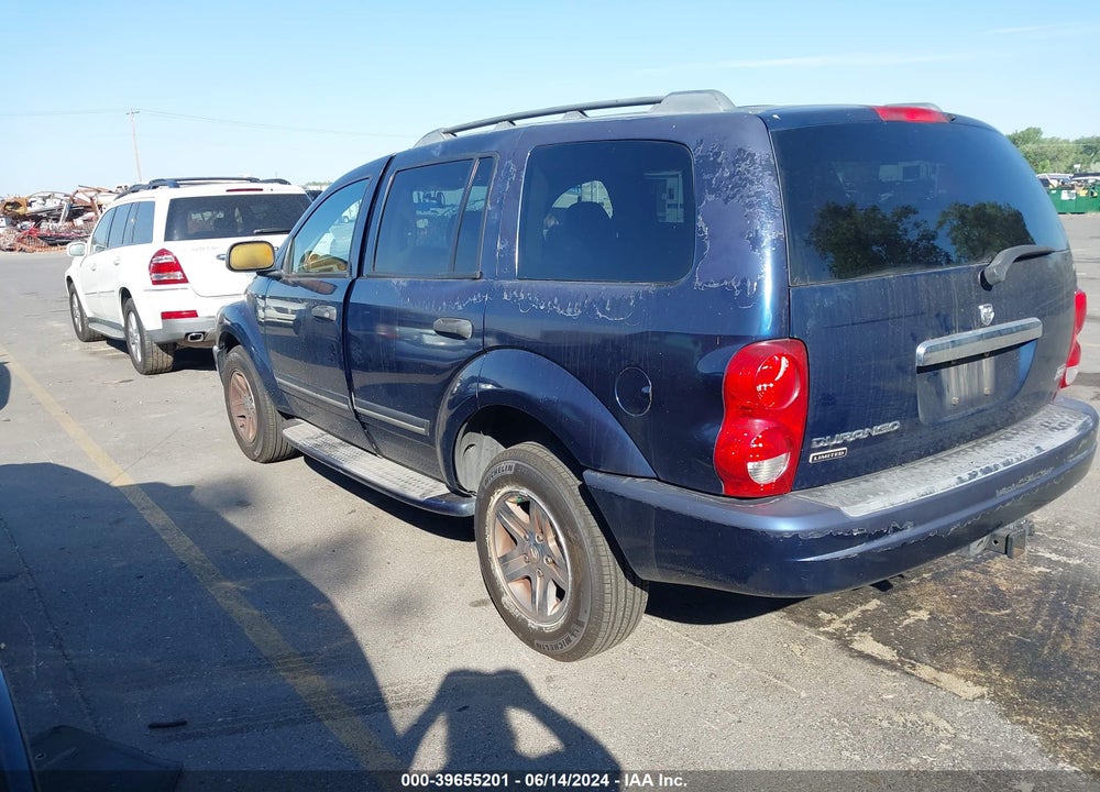 2005 DODGE DURANGO LIMITED VIN: 1D4HD58D95F518322