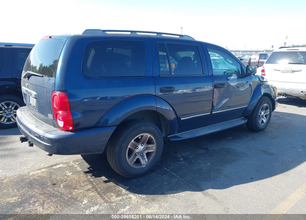 2005 DODGE DURANGO LIMITED VIN: 1D4HD58D95F518322