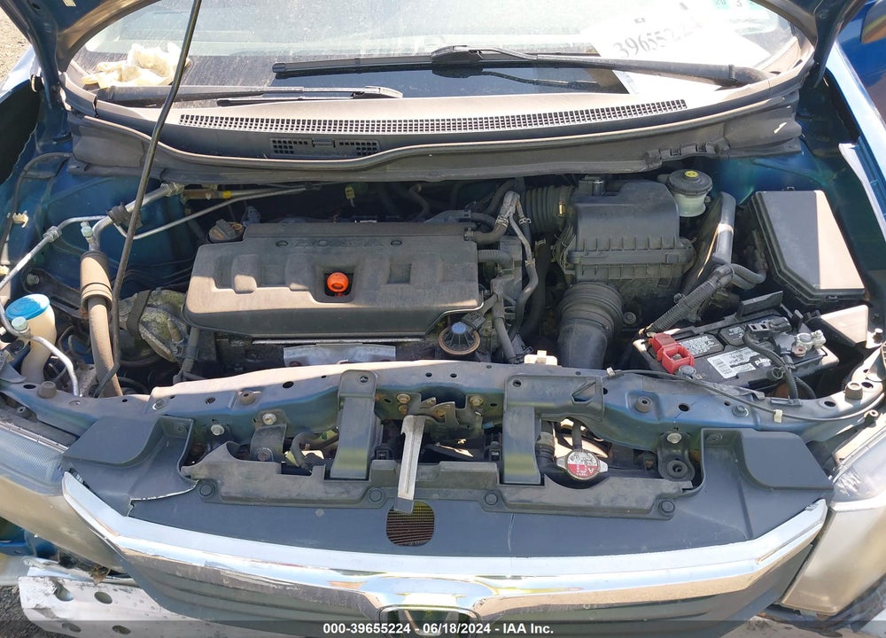 2012 HONDA CIVIC LX VIN: 19XFB2F56CE340106