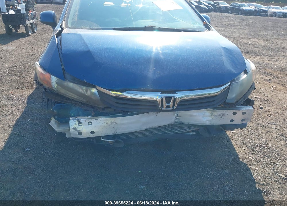 2012 HONDA CIVIC LX VIN: 19XFB2F56CE340106