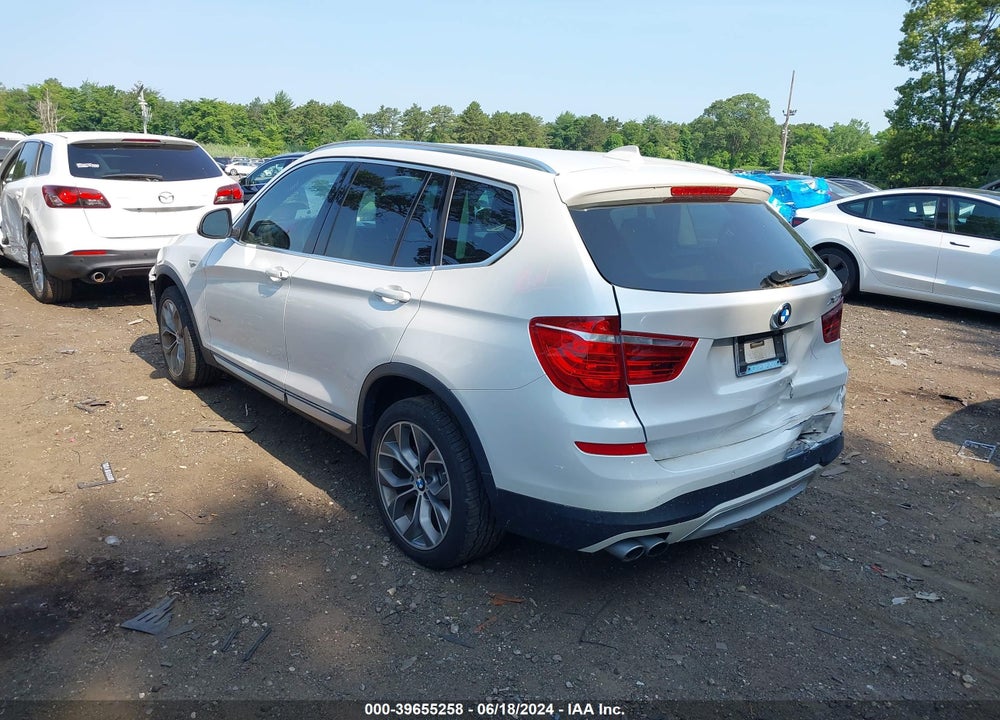 2017 BMW X3 SDRIVE28I VIN: 5UXWZ7C50H0V86189