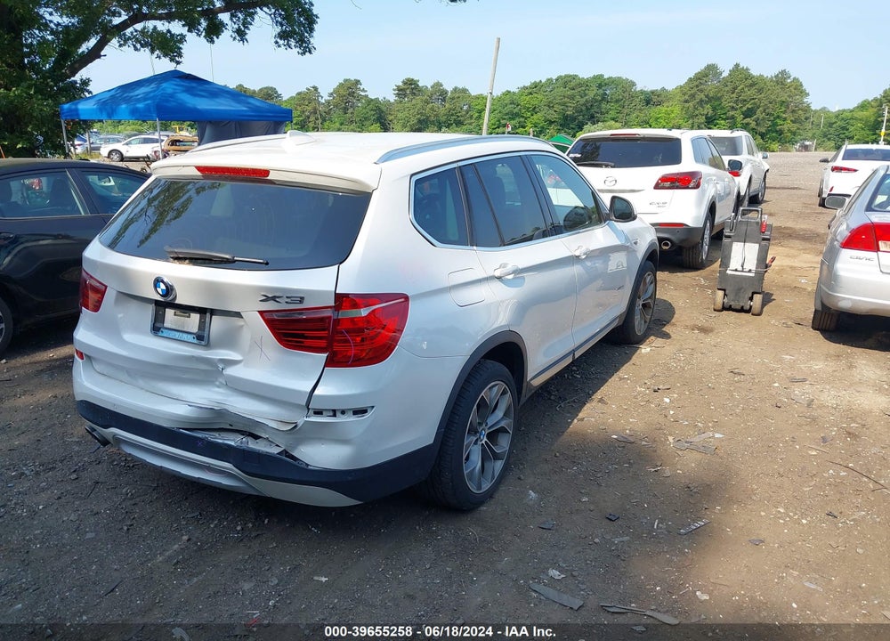 2017 BMW X3 SDRIVE28I VIN: 5UXWZ7C50H0V86189