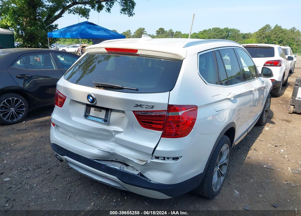 2017 BMW X3 SDRIVE28I VIN: 5UXWZ7C50H0V86189
