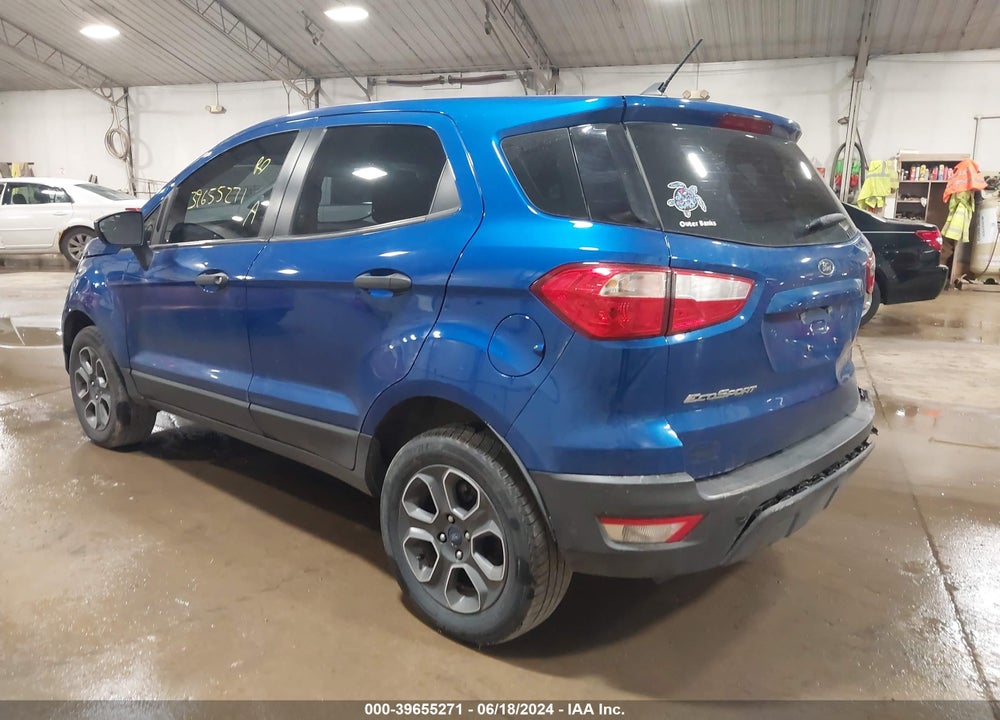 2021 FORD ECOSPORT S VIN: MAJ6S3FL7MC424647