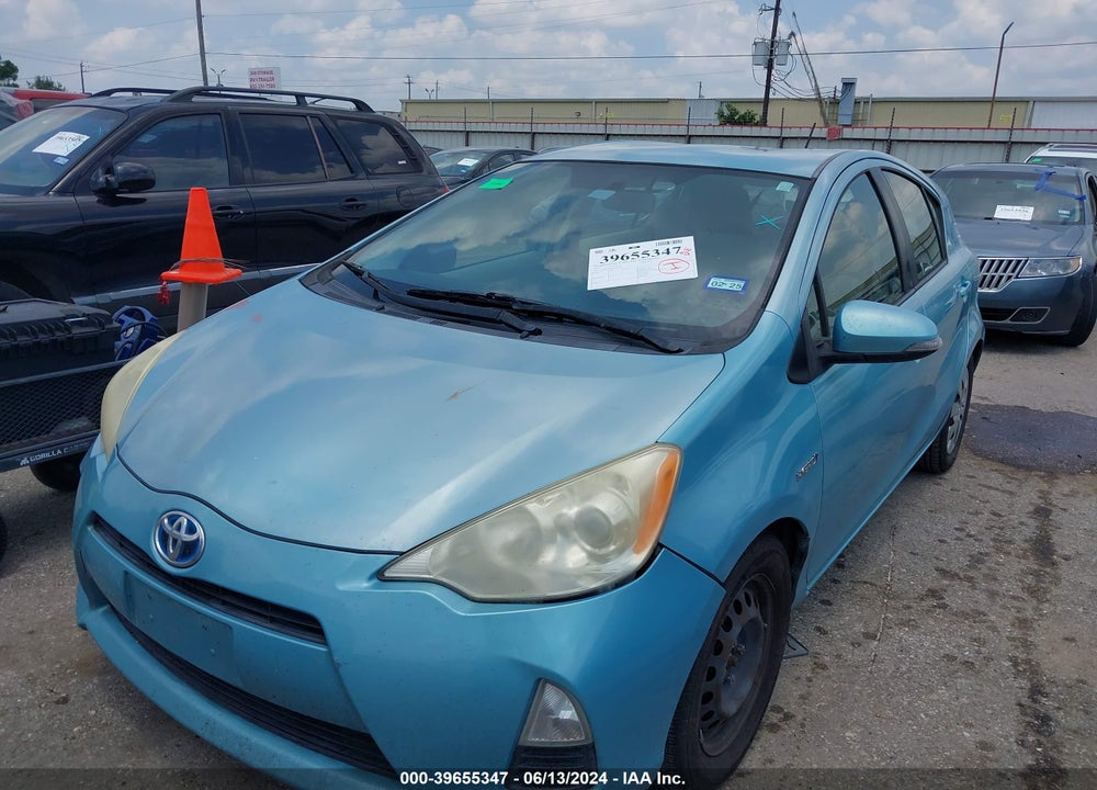 2013 TOYOTA PRIUS C ONE VIN: JTDKDTB32D1031935