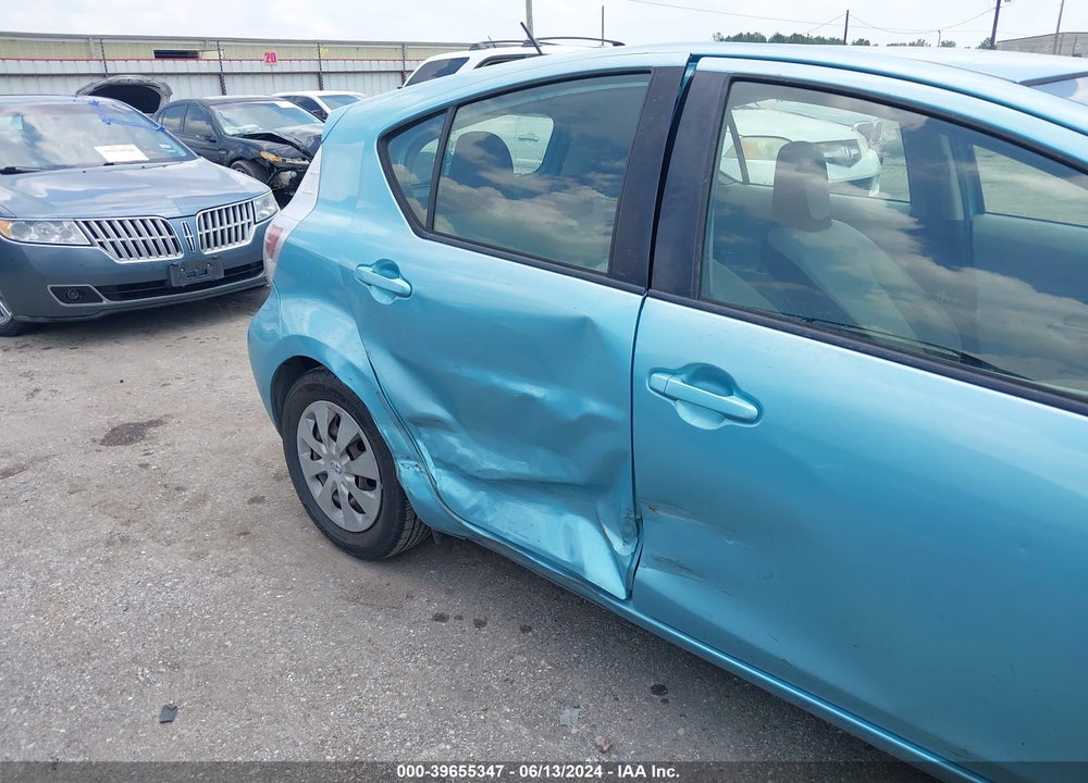 2013 TOYOTA PRIUS C ONE VIN: JTDKDTB32D1031935
