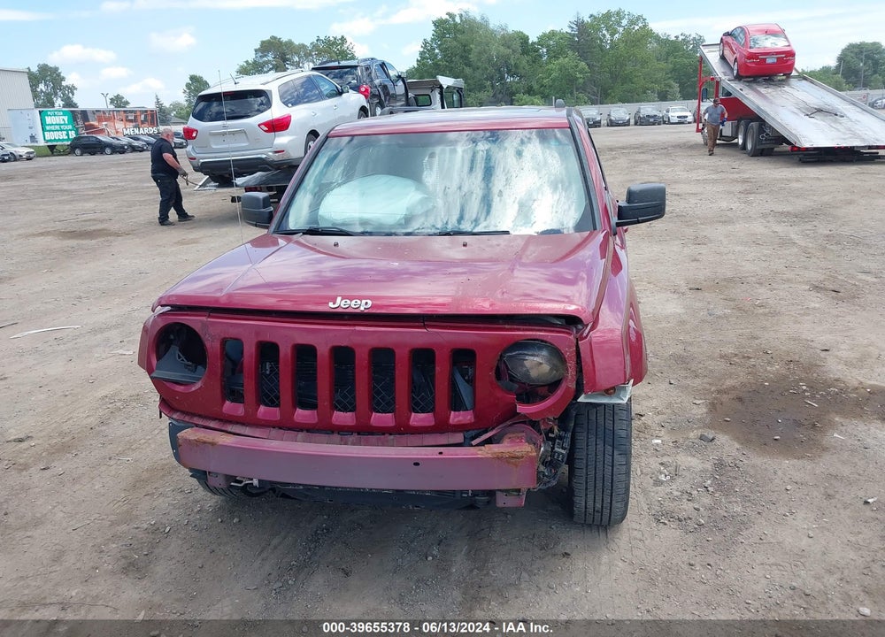 2012 JEEP PATRIOT LATITUDE VIN: 1C4NJRFB1CD604475