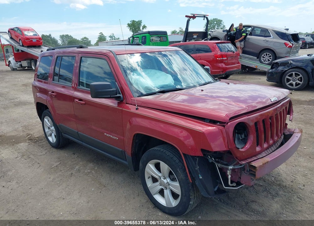 2012 JEEP PATRIOT LATITUDE VIN: 1C4NJRFB1CD604475