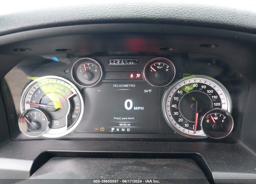 2021 RAM 1500 CLASSIC WARLOCK QUAD CAB 4X4 6'4 BOX VIN: 1C6RR7GGXMS537386