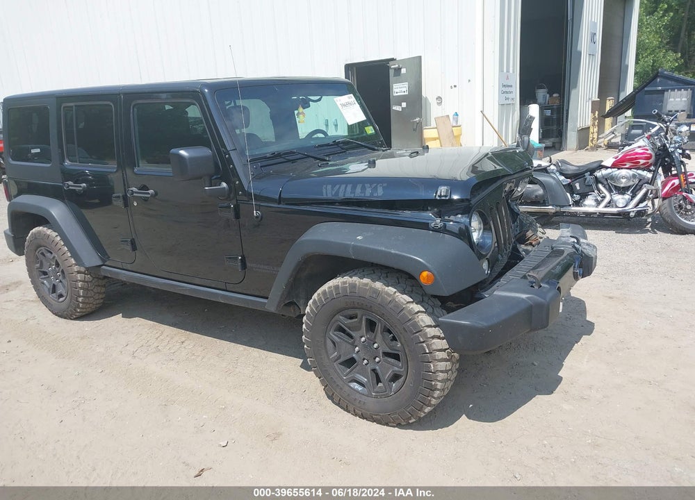 2016 JEEP WRANGLER UNLIMITED WILLYS WHEELER VIN: 1C4HJWDG4GL103005