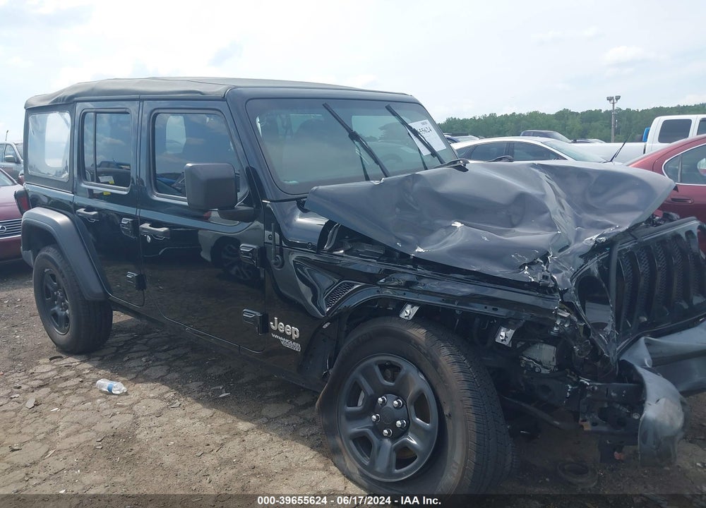 2020 JEEP WRANGLER UNLIMITED SPORT 4X4 VIN: 1C4HJXDN1LW110183