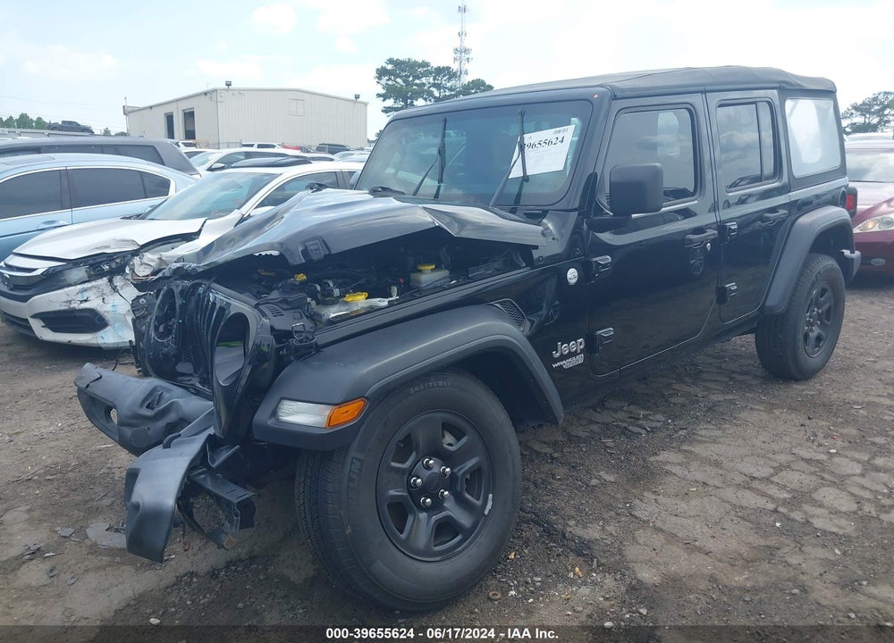 2020 JEEP WRANGLER UNLIMITED SPORT 4X4 VIN: 1C4HJXDN1LW110183