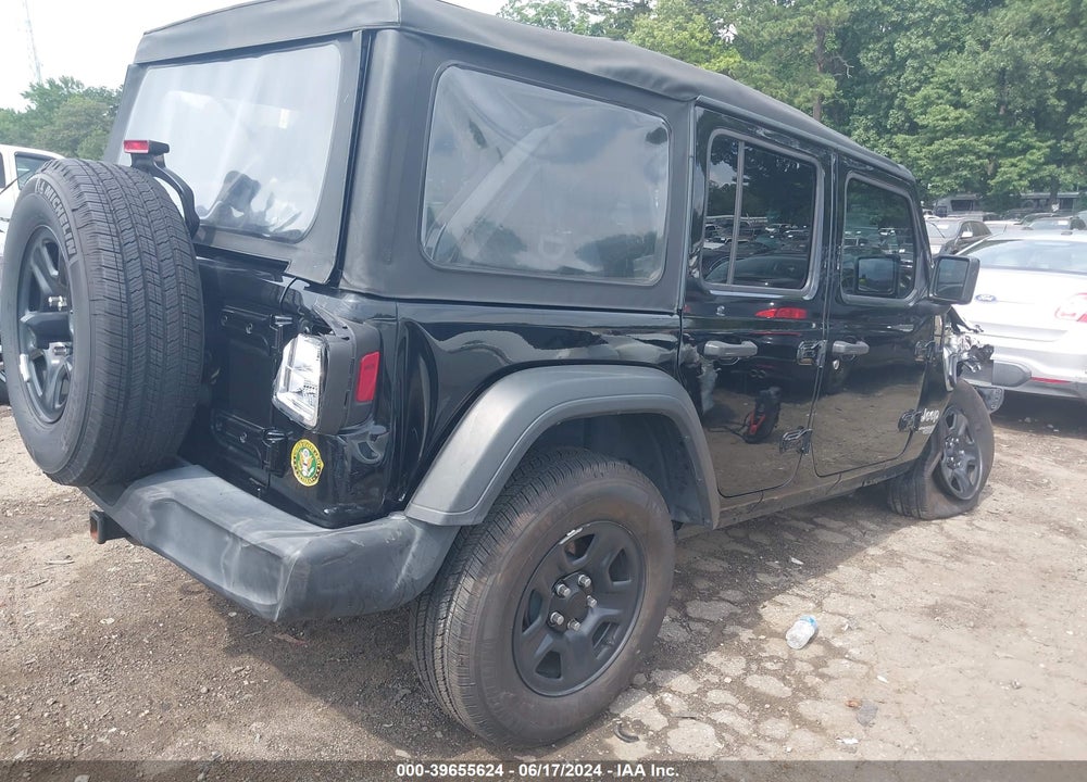 2020 JEEP WRANGLER UNLIMITED SPORT 4X4 VIN: 1C4HJXDN1LW110183