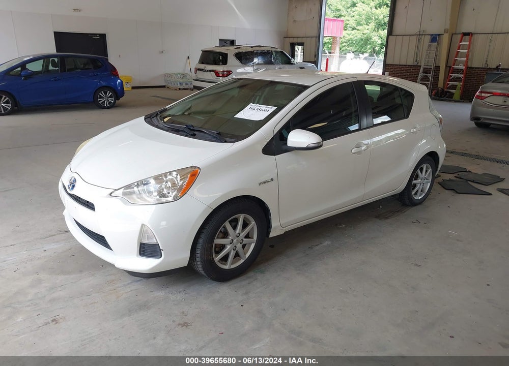 2012 TOYOTA PRIUS C THREE VIN: JTDKDTB39C1016699