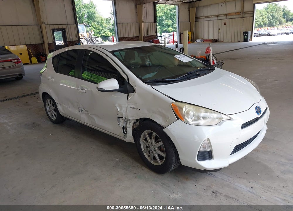 2012 TOYOTA PRIUS C THREE VIN: JTDKDTB39C1016699