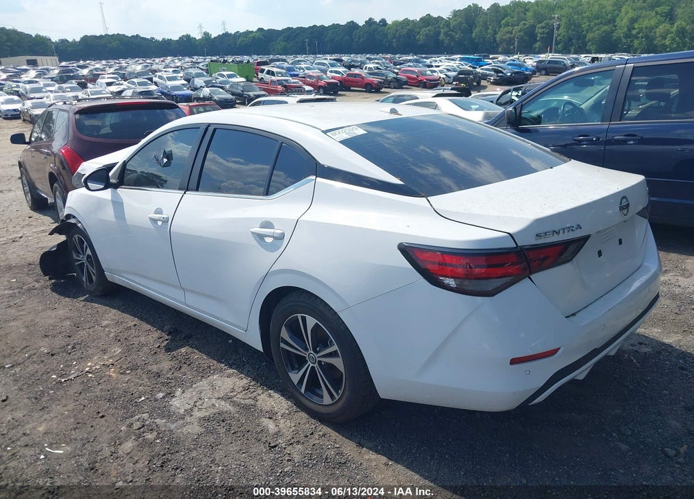 2022 NISSAN SENTRA SV XTRONIC CVT VIN: 3N1AB8CV6NY292404