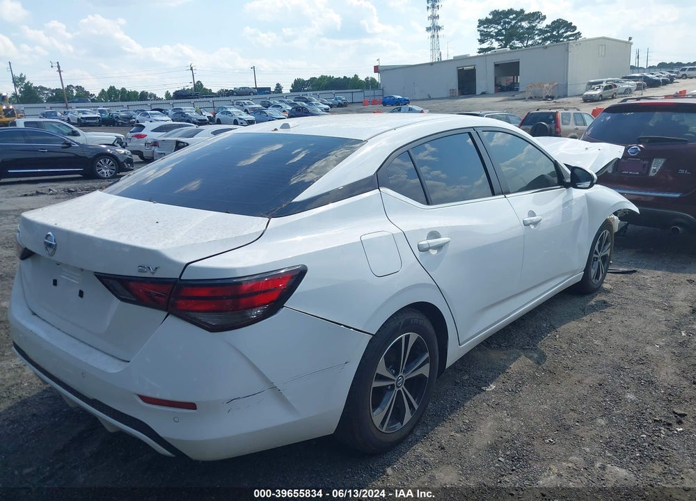 2022 NISSAN SENTRA SV XTRONIC CVT VIN: 3N1AB8CV6NY292404