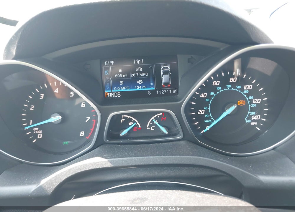 2015 FORD ESCAPE SE VIN: 1FMCU0G96FUB16760