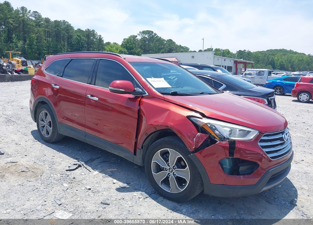 2013 HYUNDAI SANTA FE GLS VIN: KM8SN4HFXDU029025