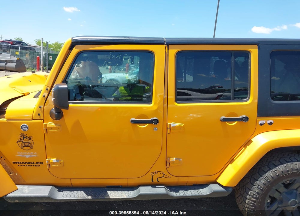 2012 JEEP WRANGLER UNLIMITED SAHARA VIN: 1C4BJWEGXCL201566