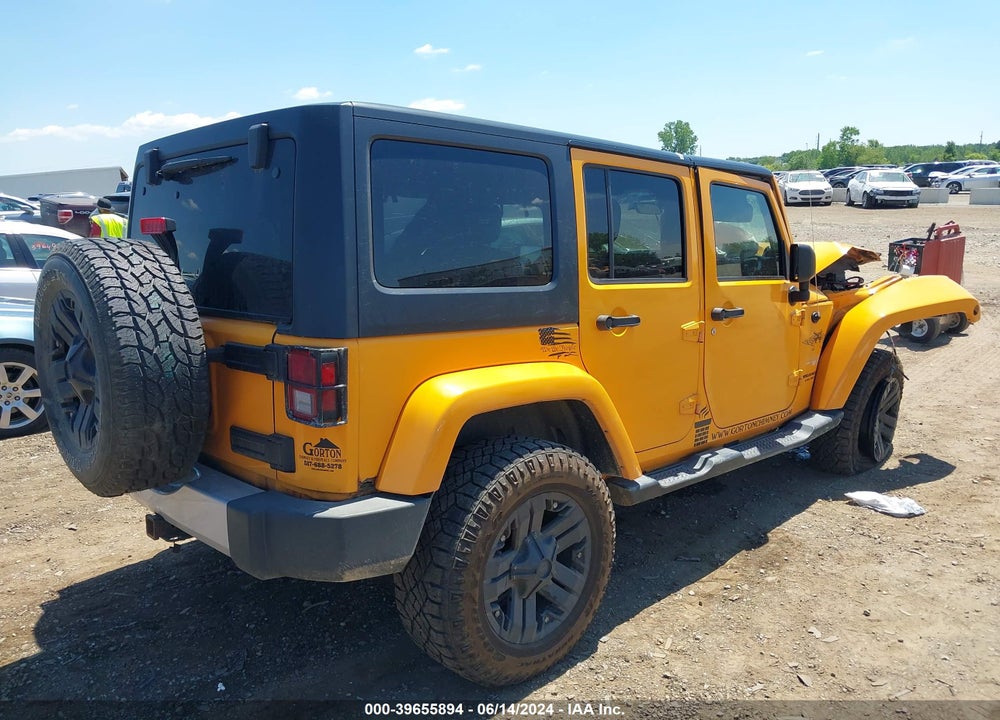 2012 JEEP WRANGLER UNLIMITED SAHARA VIN: 1C4BJWEGXCL201566
