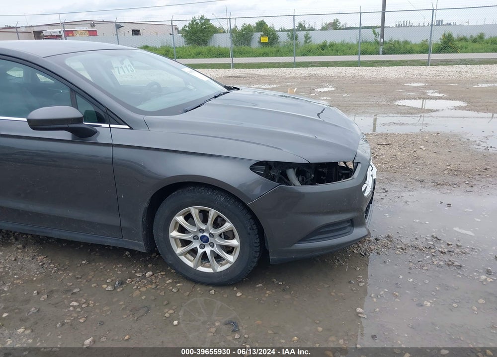 2016 FORD FUSION S VIN: 3FA6P0G70GR352343