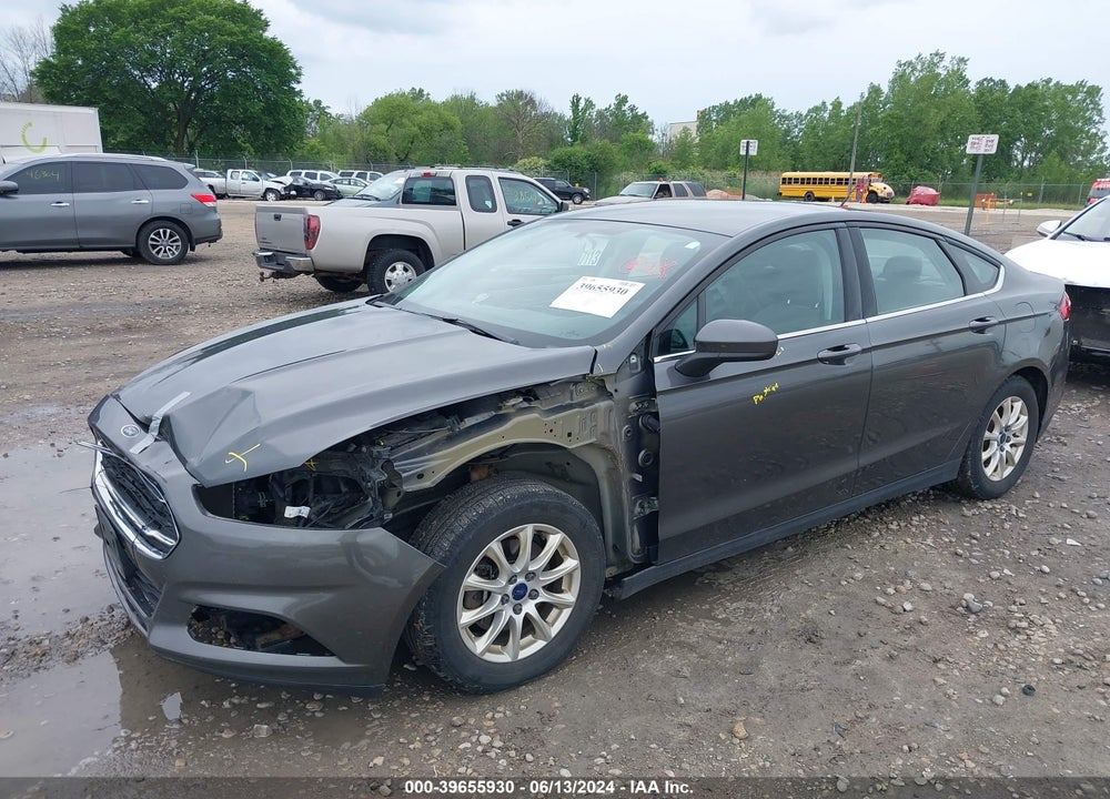 2016 FORD FUSION S VIN: 3FA6P0G70GR352343