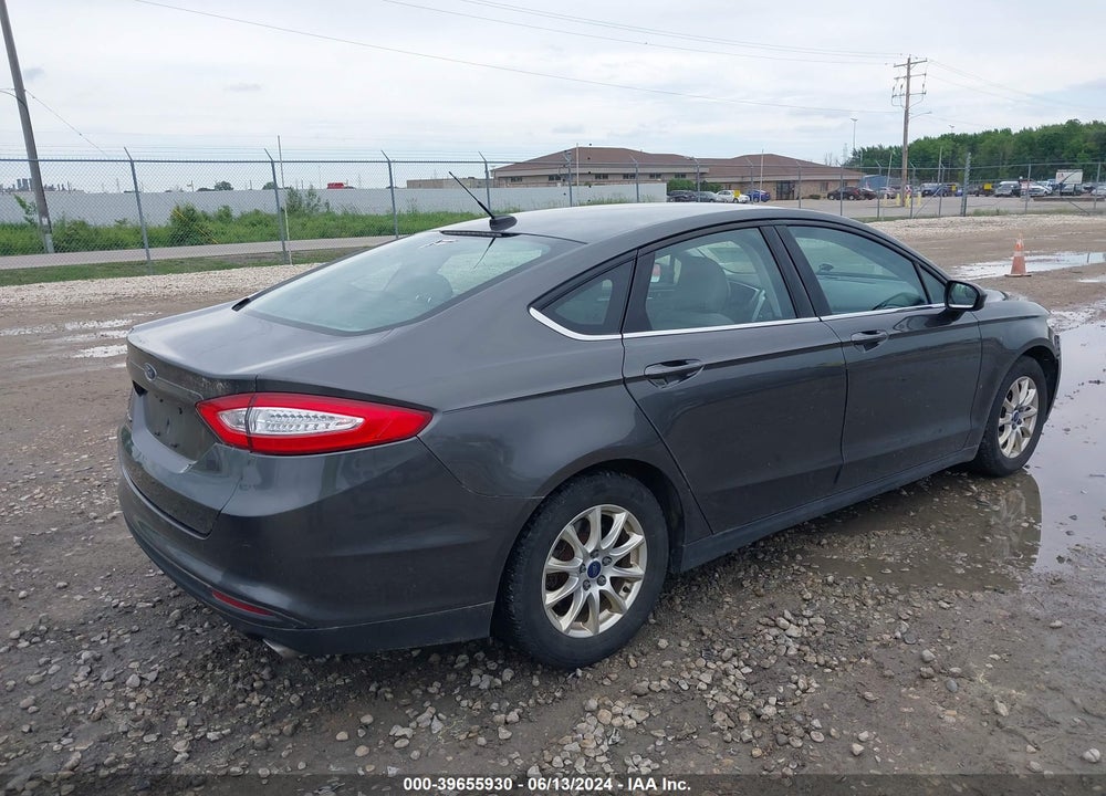2016 FORD FUSION S VIN: 3FA6P0G70GR352343