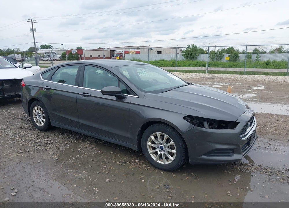 2016 FORD FUSION S VIN: 3FA6P0G70GR352343
