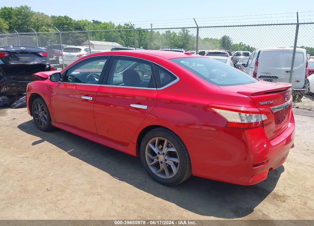 2015 NISSAN SENTRA SR VIN: 3N1AB7APXFY357836