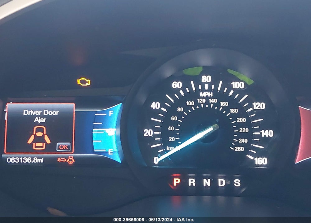 2017 FORD EDGE SEL VIN: 2FMPK3J92HBB37616