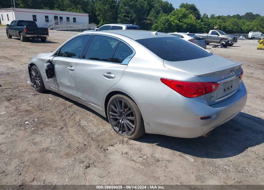 2016 INFINITI Q50 3.0T RED SPORT 400 VIN: JN1FV7AR2GM450675