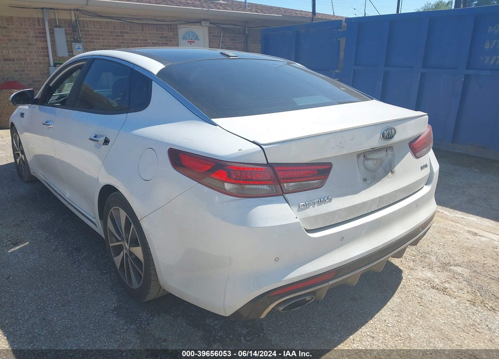 2016 KIA OPTIMA SXL TURBO VIN: 5XXGV4L25GG022525