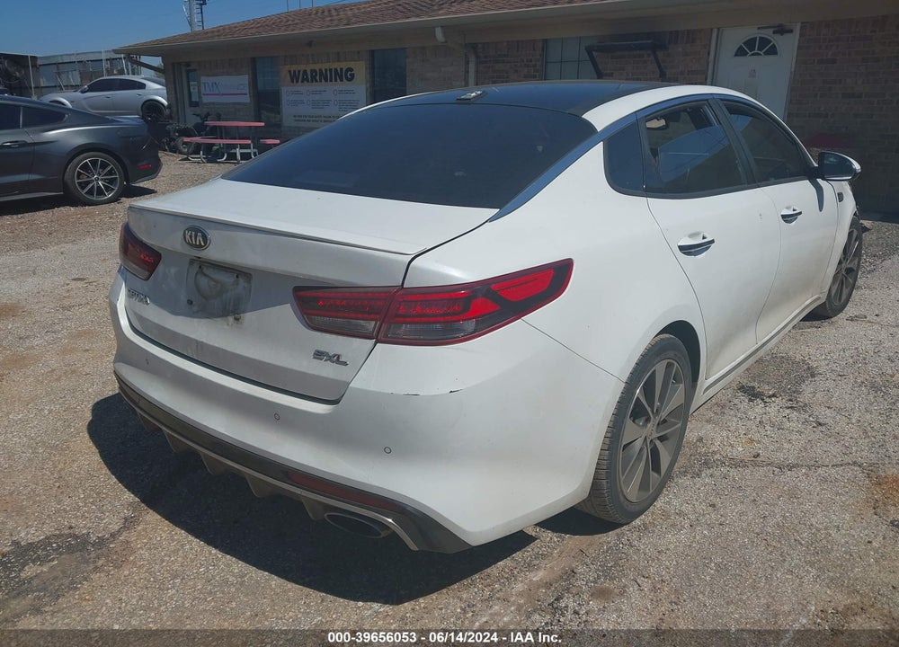 2016 KIA OPTIMA SXL TURBO VIN: 5XXGV4L25GG022525