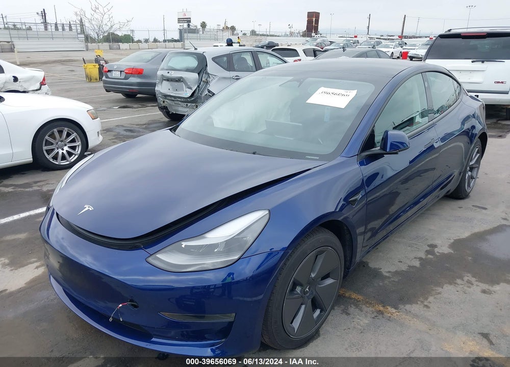 2023 TESLA MODEL 3 REAR-WHEEL DRIVE VIN: 5YJ3E1EAXPF710329