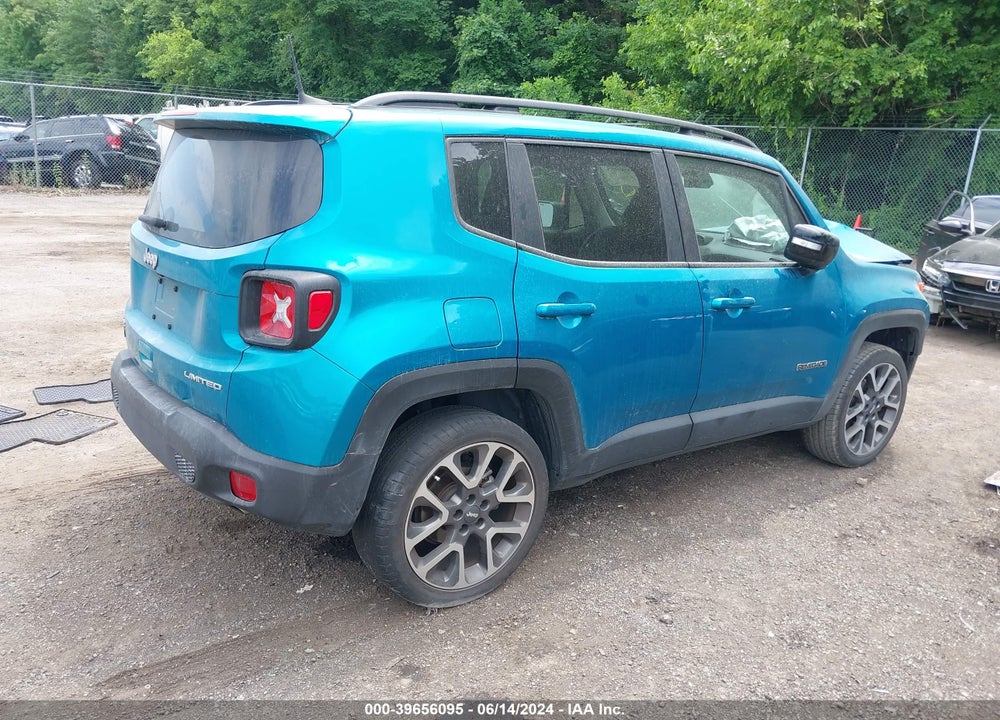 2022 JEEP RENEGADE LIMITED 4X4 VIN: ZACNJDD11NPN50822