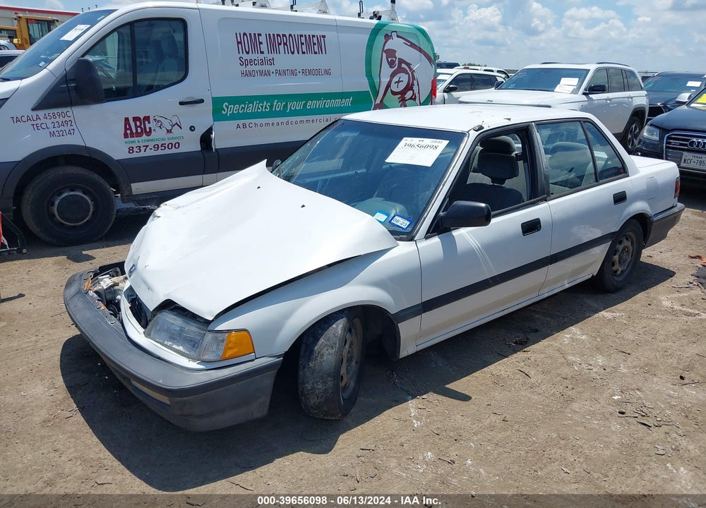 1991 HONDA CIVIC DX VIN: 1HGED3644ML077143