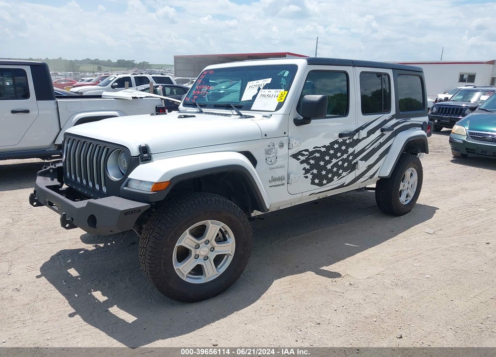 2020 JEEP WRANGLER UNLIMITED SAHARA 4X4 VIN: 1C4HJXEN6LW153156
