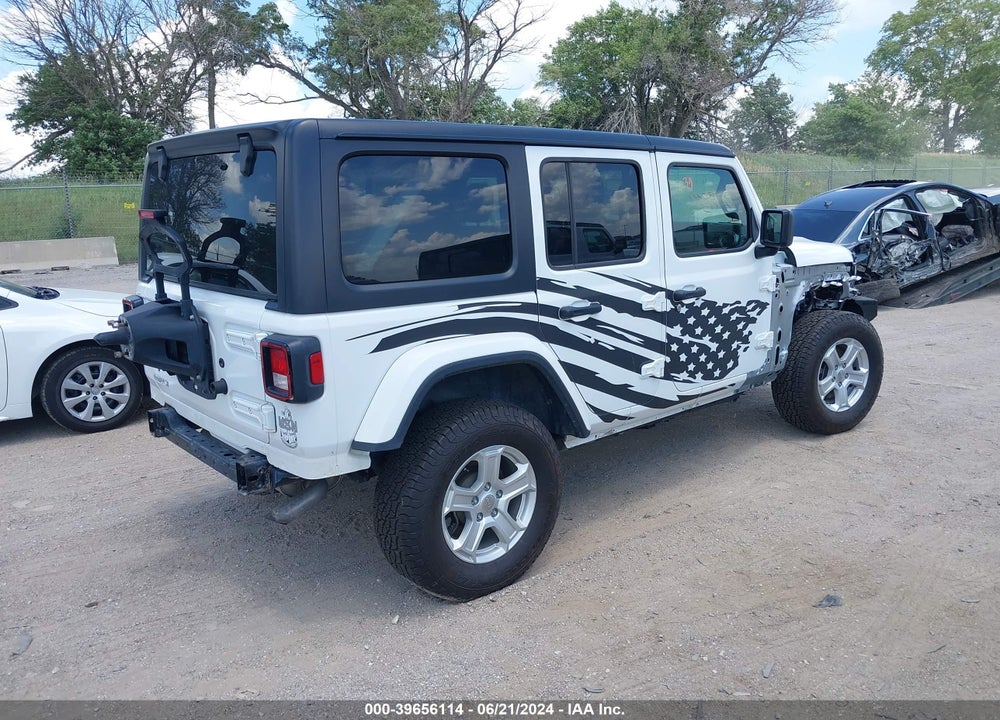 2020 JEEP WRANGLER UNLIMITED SAHARA 4X4 VIN: 1C4HJXEN6LW153156