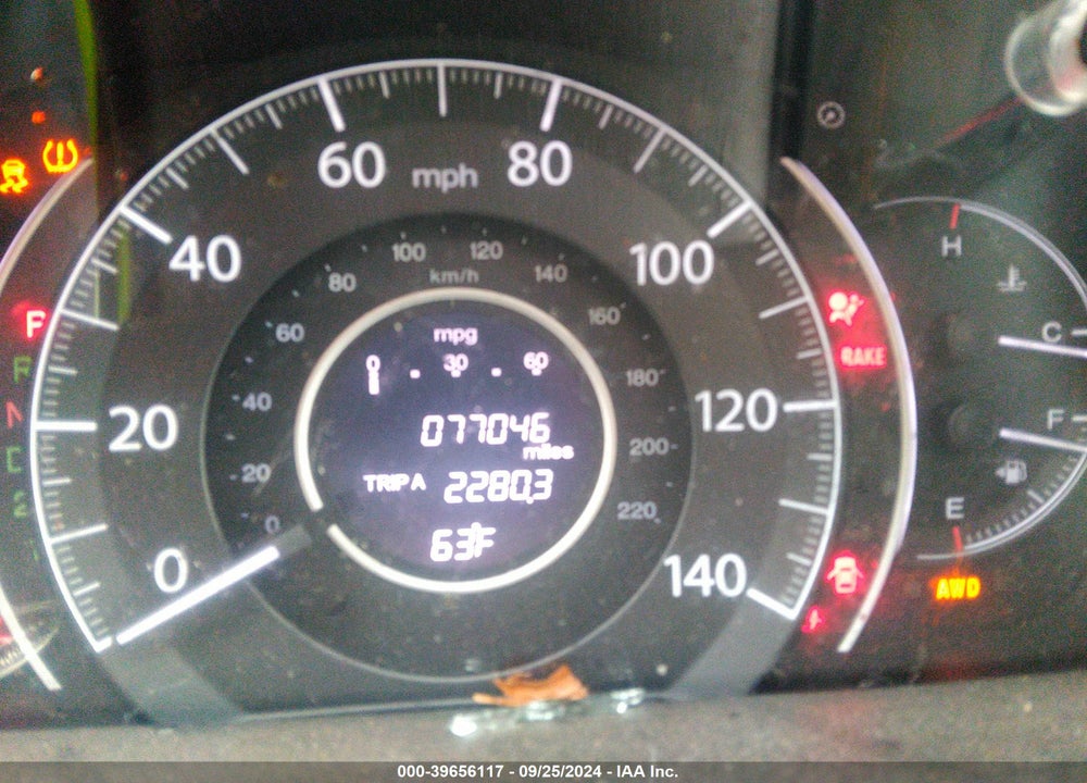 2013 HONDA CR-V EX VIN: 2HKRM4H54DH643737