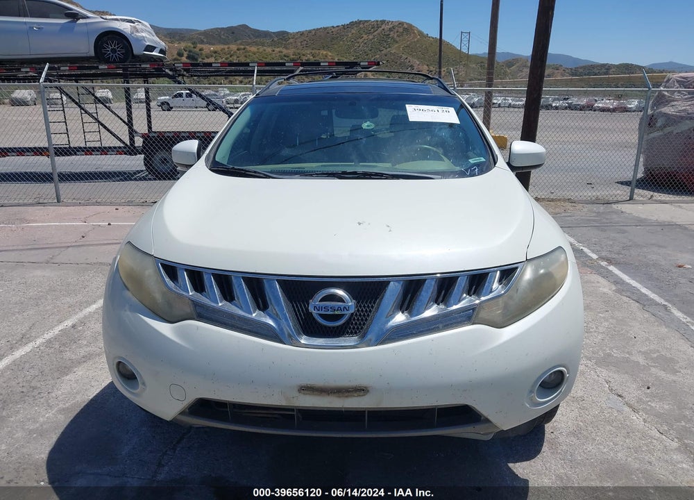 2009 NISSAN MURANO SL VIN: JN8AZ18U59W106191