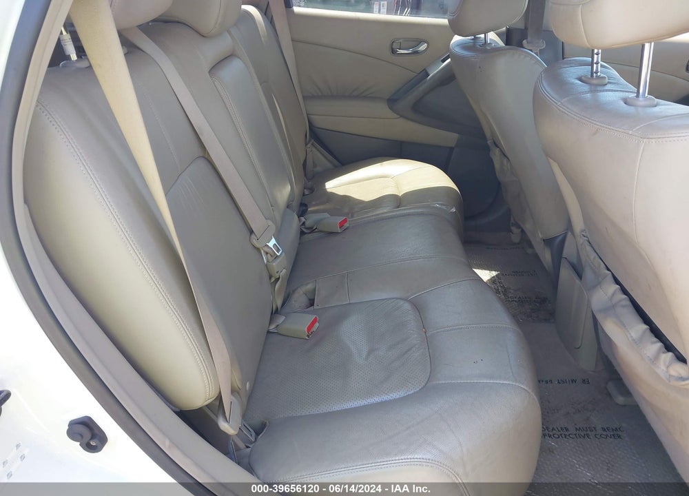 2009 NISSAN MURANO SL VIN: JN8AZ18U59W106191