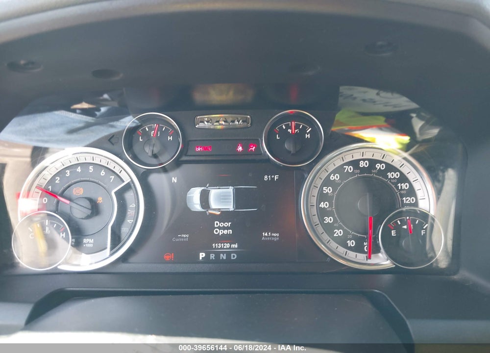 2019 RAM 1500 CLASSIC BIG HORN 4X4 6'4 BOX VIN: 1C6RR7TTXKS576091
